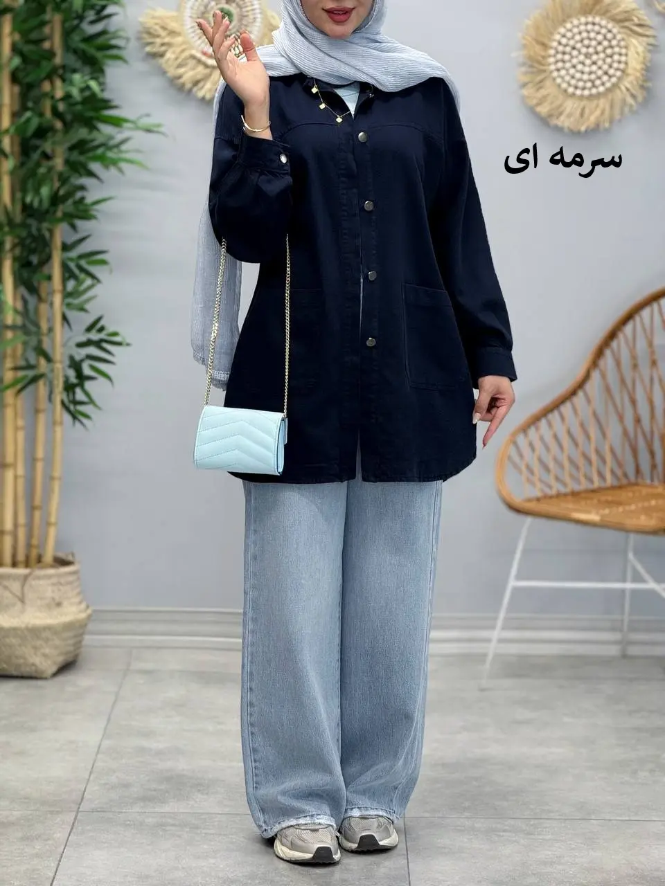 3379-مانتو کتان مرداس